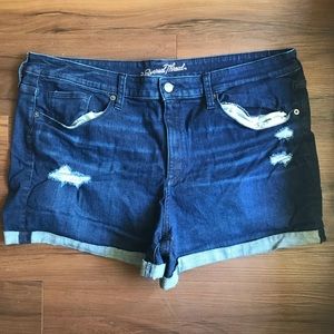 Universal Thread Distressed Jean Shorts Size 18